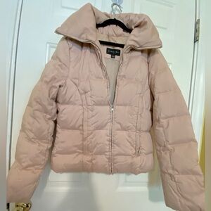 Braetan Pink Puffer Jacket size s zipper closure enclosed hat in collar